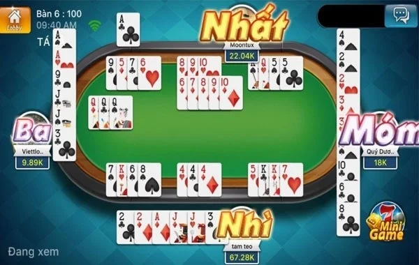 Game đánh bài trên facebook có gì thú vị? 1 Game đánh bài trên facebook