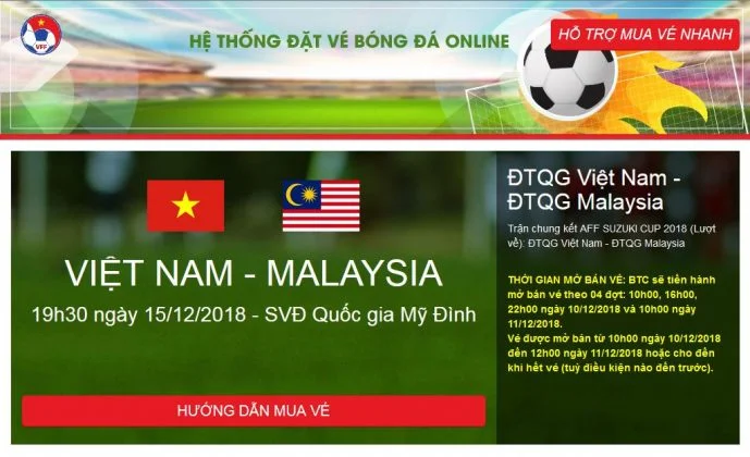 Tìm hiểu về những hệ thống đặt vé bóng đá online uy tín Hệ thống đặt vé bóng đá online