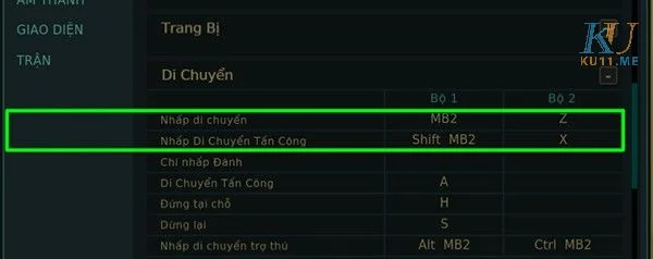Áp dụng phương thức thả diều trên bàn phím