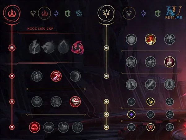 Bảng ngọc bổ trợ mới nhất của Tristana