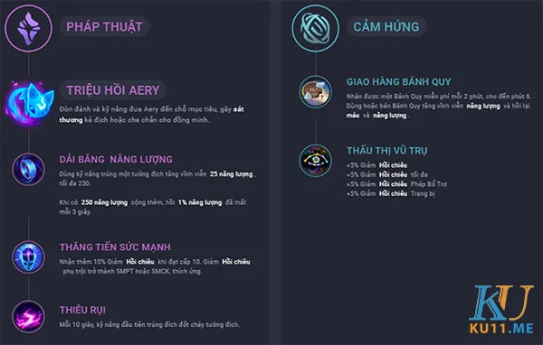 Bảng ngọc Karma sp pháp thuật - cảm hứng 1
