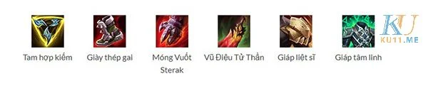 Cách lên đồ cho tướng Darius