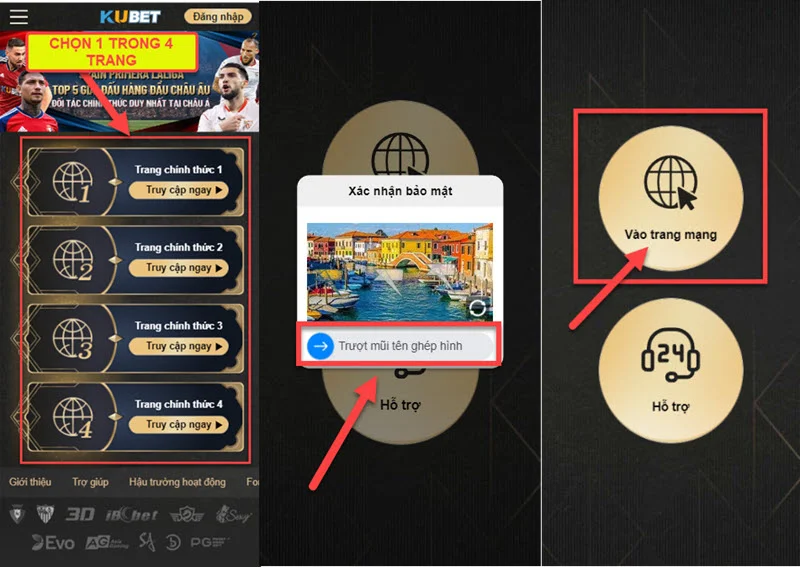 Hướng dẫn vào trang đăng ký kubet