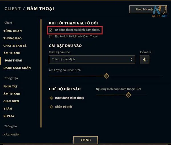 cách chat khi đang trong trận LOL