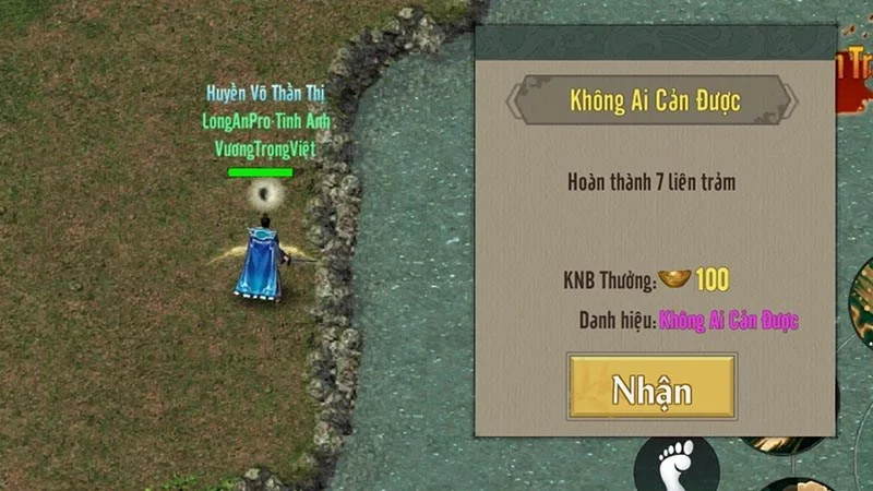 Cách cày KNB và Ngân phiếu trong Võ Lâm Truyền Kỳ 1 Mobile 4 nhận knb từ thành tựu