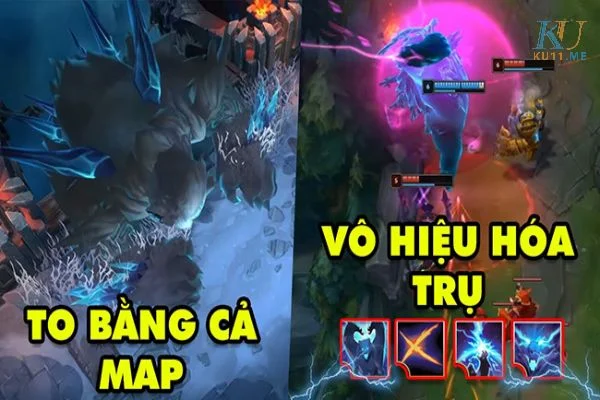 Chiêu cuối của Volibear có khả năng vô hiệu hoá cả công trình