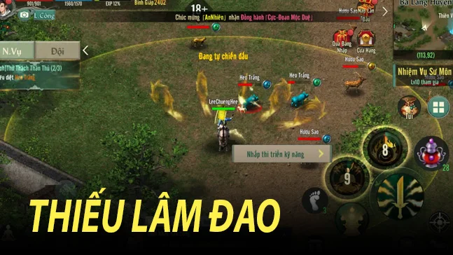 Mách bạn cách tăng điểm Thiếu Lâm Võ Lâm Truyền Kỳ 1 Mobile 4 Thiếu Lâm Đao