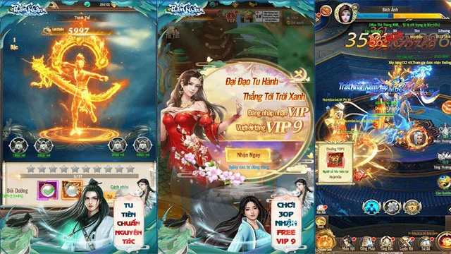 Phàm Nhân Mobile và những yếu tố thu hút game thủ Việt 2 Game có 3 class cho bạn lựa chọn
