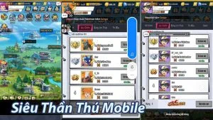 Thử tài huấn luyện Pokemon cùng Siêu Thần Thú Mobile Siêu Thần Thú Mobile