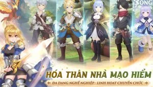 Cloud Song: Vân Thành Chi Ca gây sốt với đồ họa Chibi cực yêu Game có đa dạng lớp nhân vật