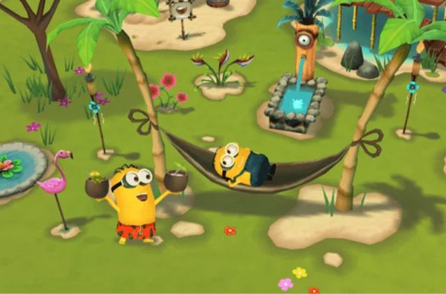 Đồ hoạ 3D trong game Minions Paradise sinh động