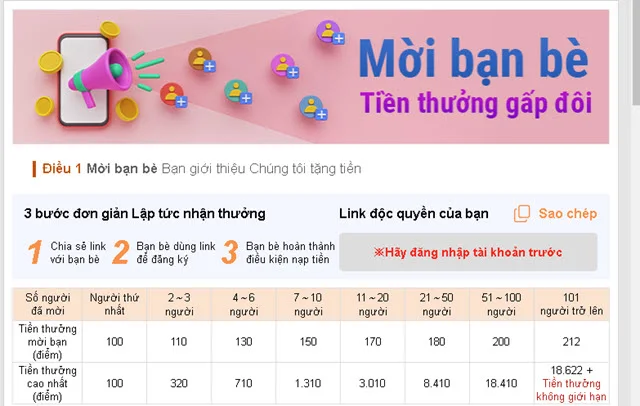 Khuyến mãi Kubet 4 Khuyến mại giới thiệu bạn mới