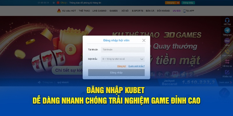 Hướng Dẫn Các Bước Đăng Nhập KUBET Siêu Dễ